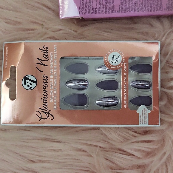 Brand New BUNDLE OF W7 GLAMOROUS False Nails-3CT. - Picture 3 of 5